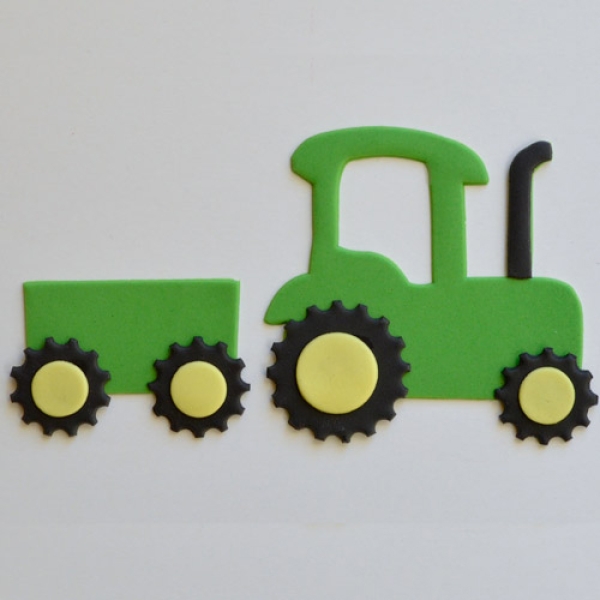 Fondantausstecher "Traktor", 4 Stk., 6,5 x 8 cm