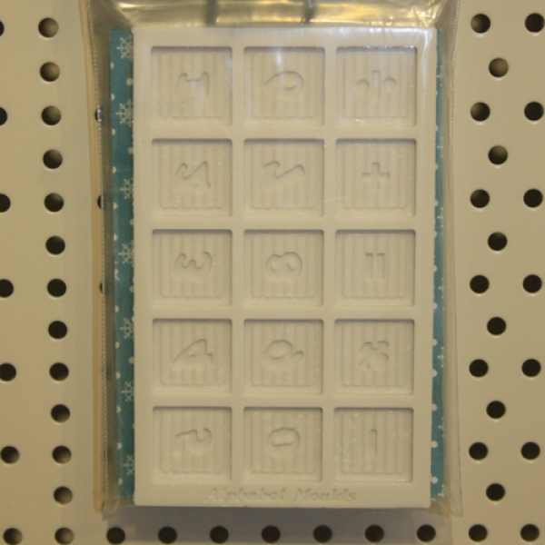 Fondantform 'Block Zahlen' 2,2 cm