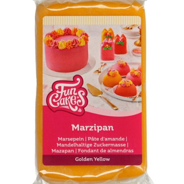 FunCakes Marzipan gelb, Roll-Marzipan, 250 g