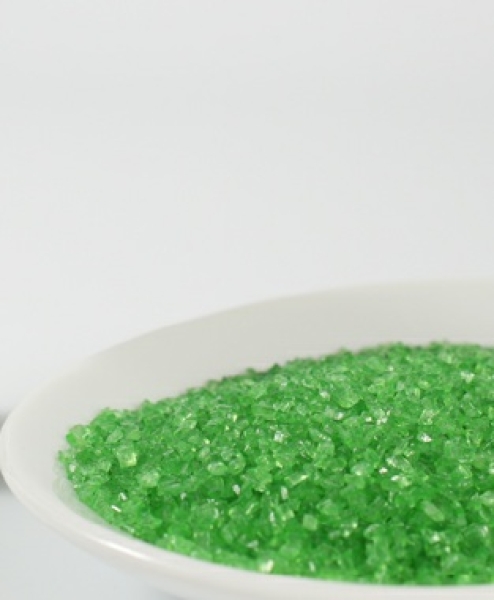 Farbzucker "Sugar Crystals Green", Apfelgrün, 80 g, FunCakes