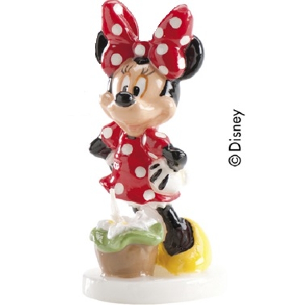 Geburtstagskerze, 'Minnie Mouse', ca. 15 cm