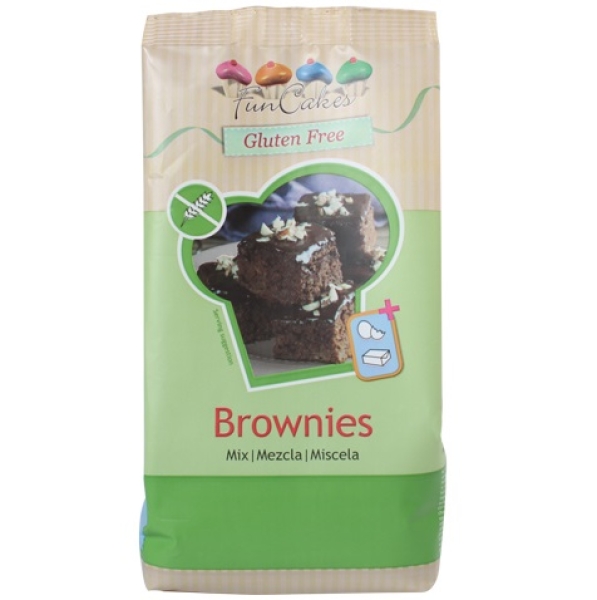 Glutenfreie Backmischung "Brownies" 500 g, FunCakes