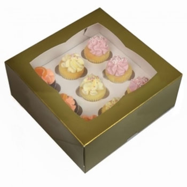 Cupcake Box für 9 Mini-Cupcakes