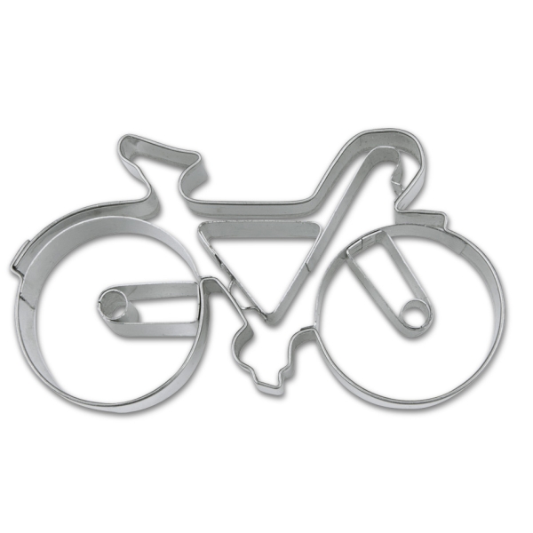 Keks-Ausstechform Fahrrad-Rennrad, 9,0 cm, Edelstahl