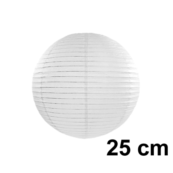 Lampion Weiß, 25 cm