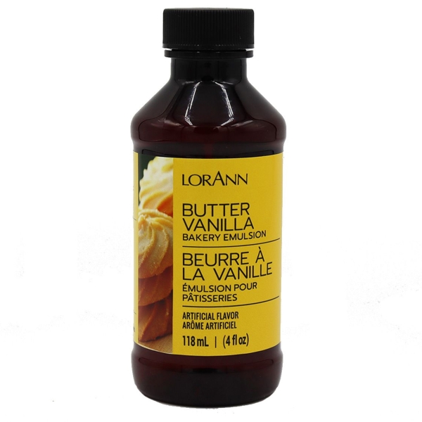 LorAnn Backaroma, Emulsion, Buttervanille 118 ml