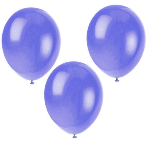 Luftballons Royalblau, 10 Stück, 30 cm