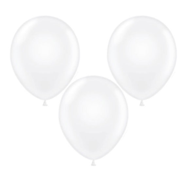 Luftballons Perlweiss