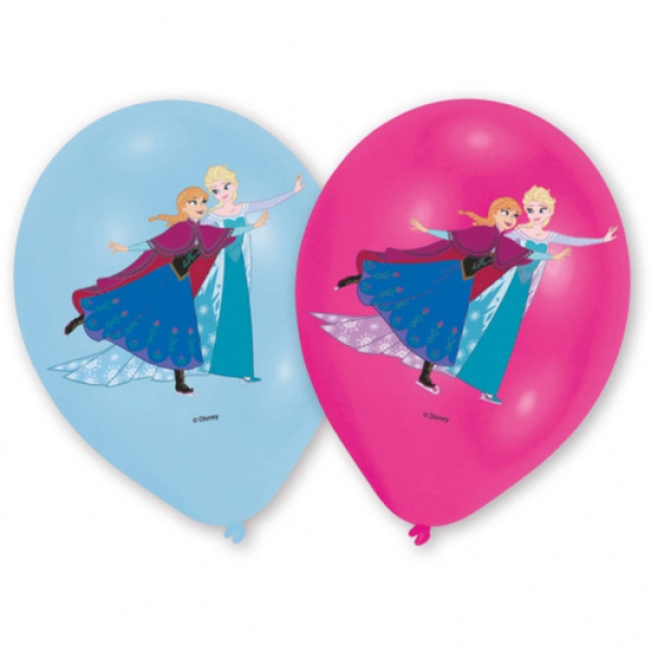 Luftballons "Eiskönigin", 6 Stück, 28 cm