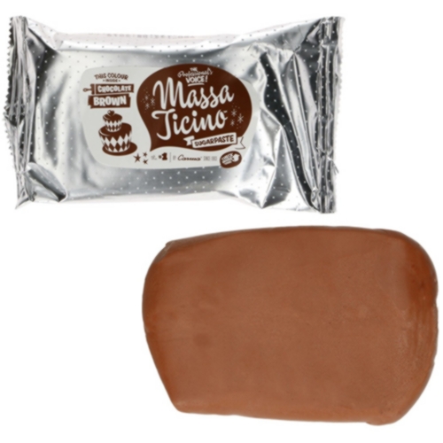 Massa Ticino Fondant Chocolate Brown, 250 g