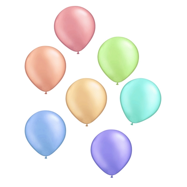 Mini Luftballons Metallic 50 Stk.13 cm