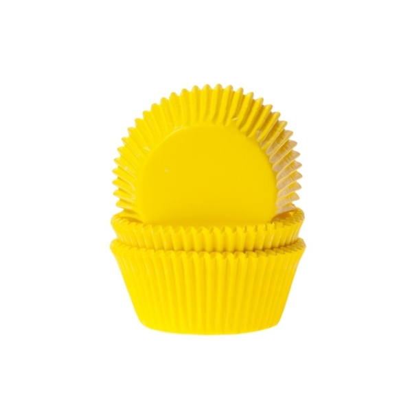 Mini-Muffinförmchen Gelb 60 Stk 3,2 cm