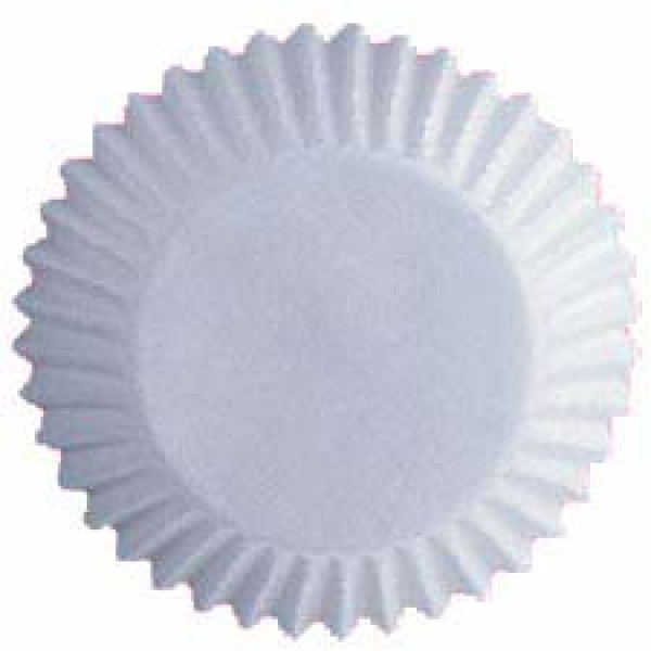 Mini-Muffinförmchen, weiß, 60 Stk, 3,5 cm