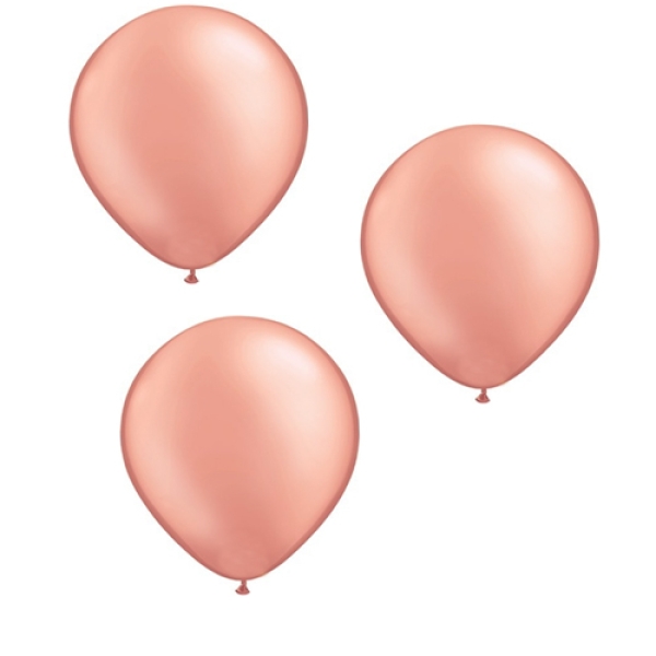 Mini Luftballons Rosegold
