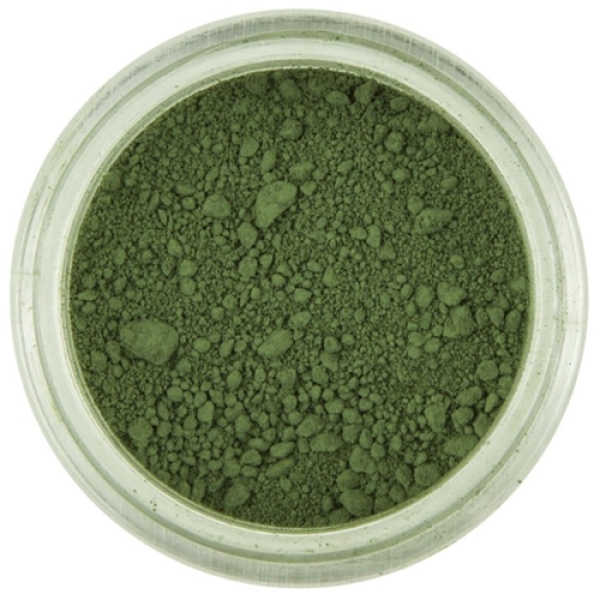Lebensmittelfarbe Pulver dunkelgrün, Moss Green, 3 g