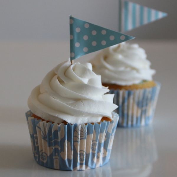 50Stk Rund Papier Tassen Muffin Cupcake Verpackung Liner DIY Kuchen Backen Decor 