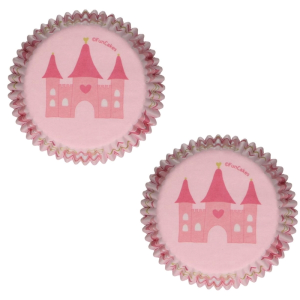 Muffinförmchen "Pink Prinzessen" 48 Stk., FunCakes