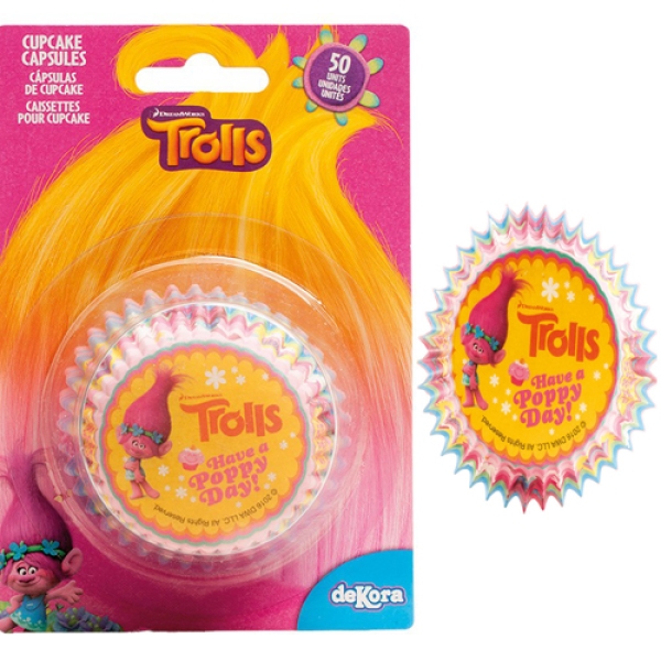 Muffinförmchen "Trolls", 5 cm, 50 Stück