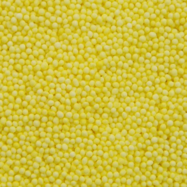 Zuckerperlen "Yellow", Sonnengelb, 1,5 mm, 80 g, FunCakes
