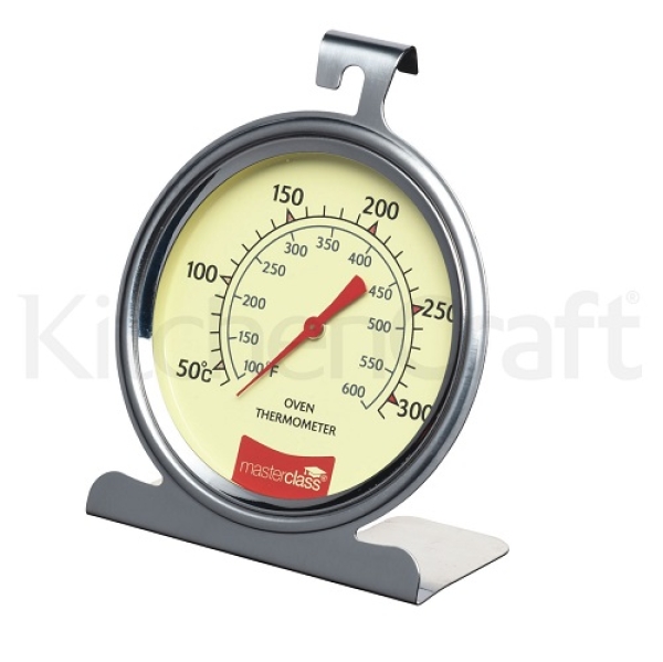 Ofenthermometer, Edelstahl, Groß, 50 °C bis 300 °C