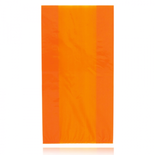 30 Partytüten mit Drahtbändern, orange, 12 x 30 cm