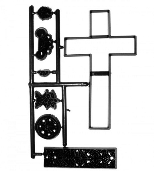 Fondant Ausstecher Präger  'Großes Kreuz', 11 cm