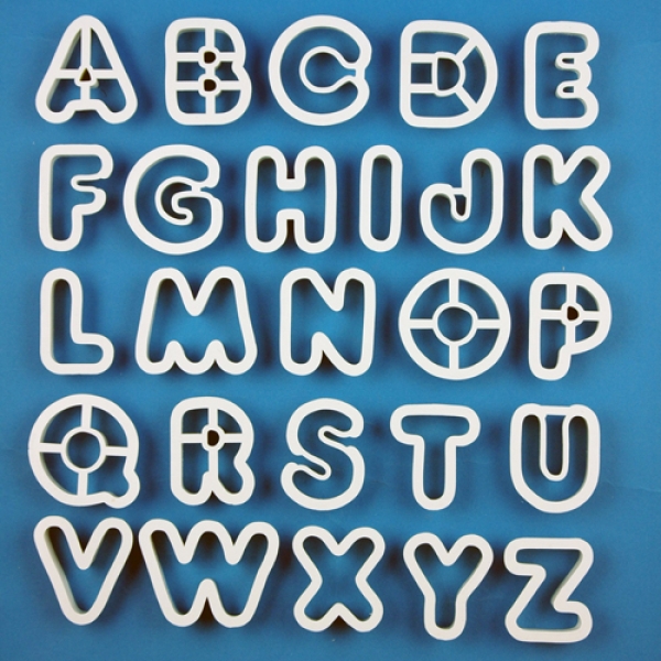 Motiv Ausstechform Ziffern Alphabet Buchstaben Ausstecher Marzipan Verkauf E4W6. 