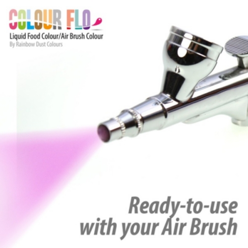 RD Colour Flo Airbrush flüssige Lebensmittelfarbe 19 g, Braun
