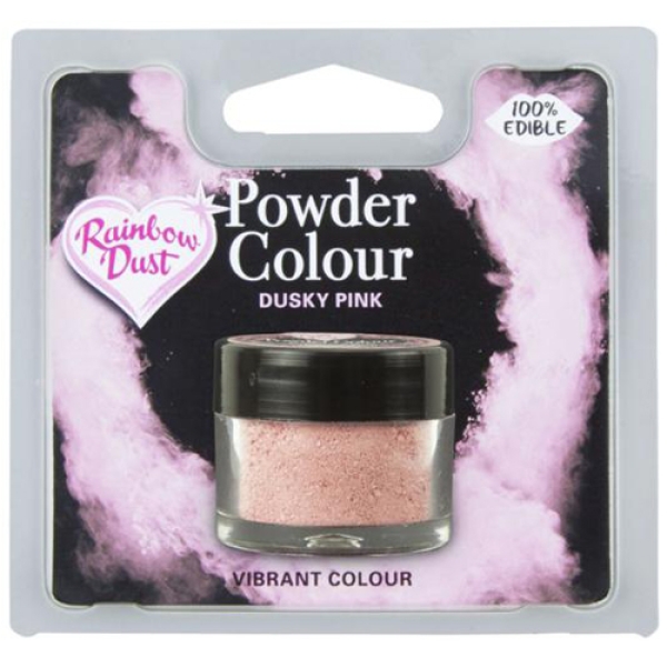 Rainbow Dust Lebensmittelfarbe Pulver Dusky Pink