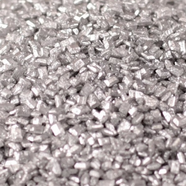 Bunter Zucker Silber metallic 50 g