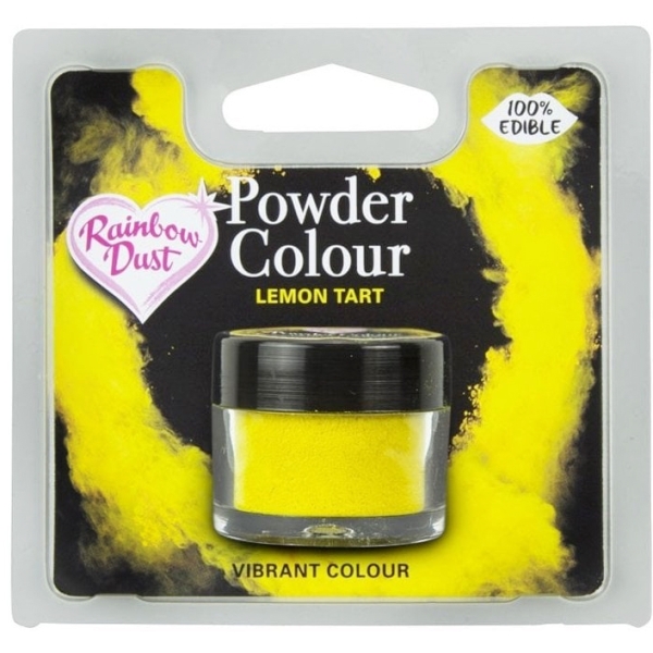 Lebensmittelfarbe Pulver "Lemon Tart", gelb, 2 g