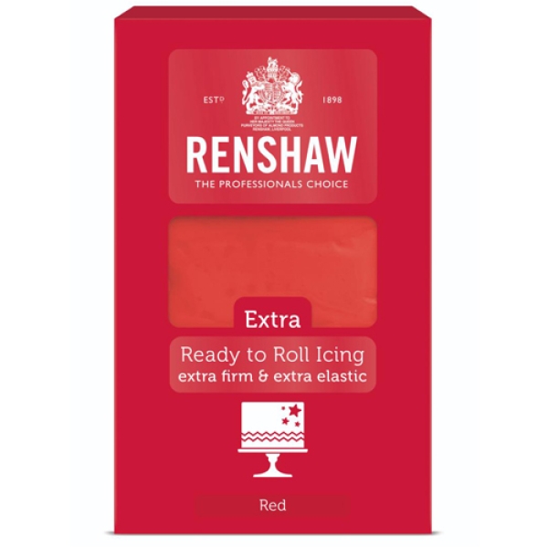 Renshaw EXTRA Fondant Rot, 1 kg