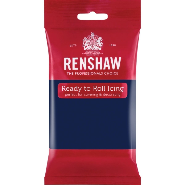 Renshaw PRO Fondant, kräftig & elastisch, dunkel blau, 250 g