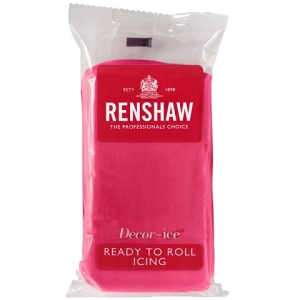 Renshaw Fondant Ausrollfondant fuchsia pink, 250g