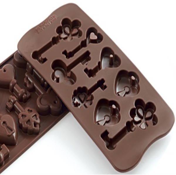 Silikomart Silikonform für Schokolade "Schlüssel“