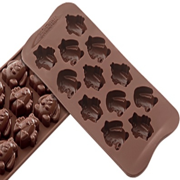 Silikomart Silikonform für Schokolade "Ostern Freunde"