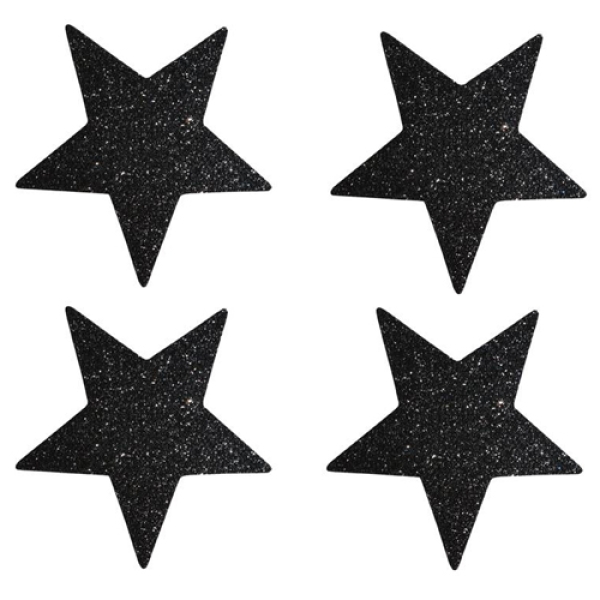 Aufkleber Sticker Stern schwarz