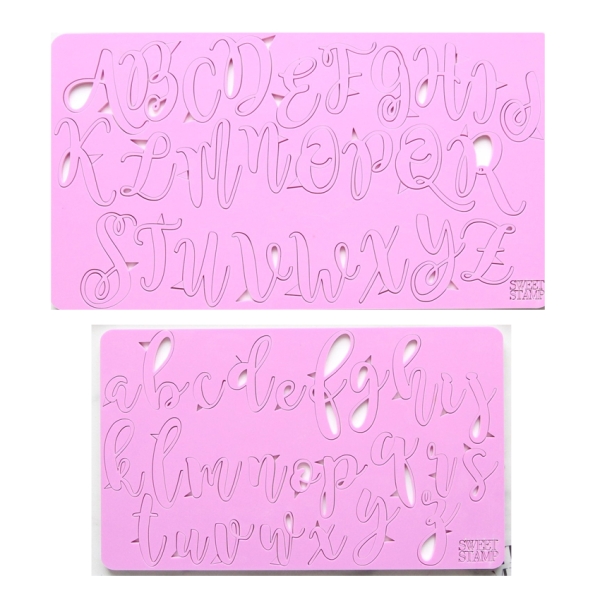 Sweet Stamp Stempel Groß- & Kleinbuchstaben Set 'Elegant'