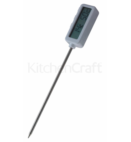 Kitchen Craft Thermometer mit Timer LCD Display