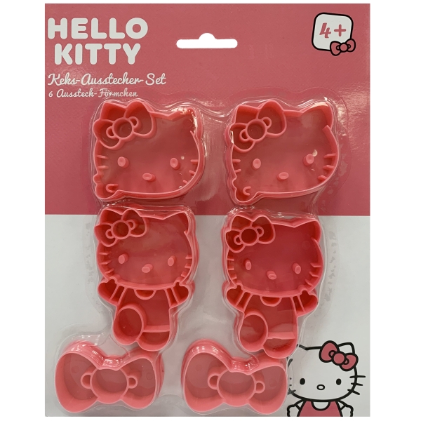 Keksausstecher Set "Hello Kitty", 6 Stk.