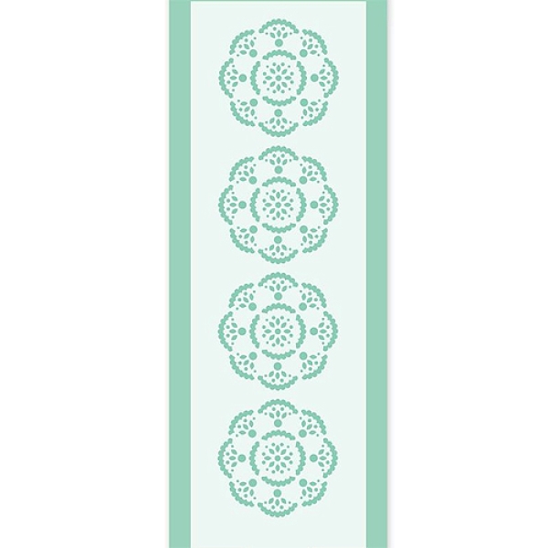 Schablone "'Rosace" für Tortendeko 22 x 6 cm