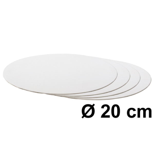 Tortenscheibe Weiß 20 cm