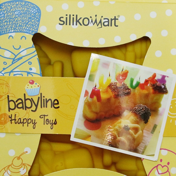 Silikomart Silikonform "Happy Toys", 4 Muffins