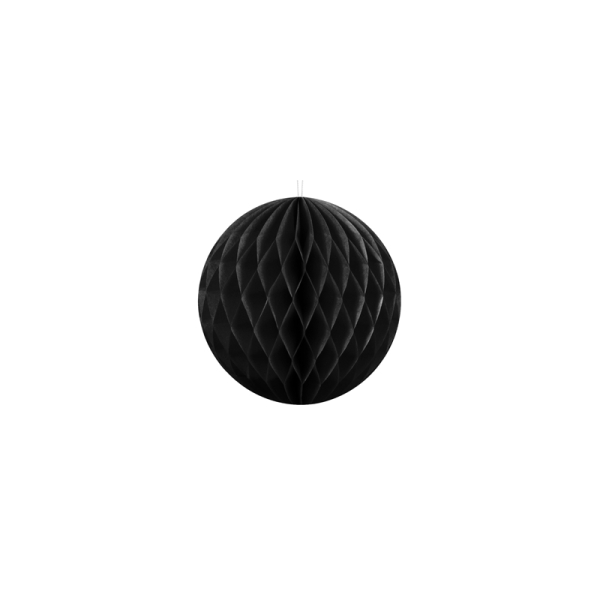 Wabenball, mini, schwarz 10 cm