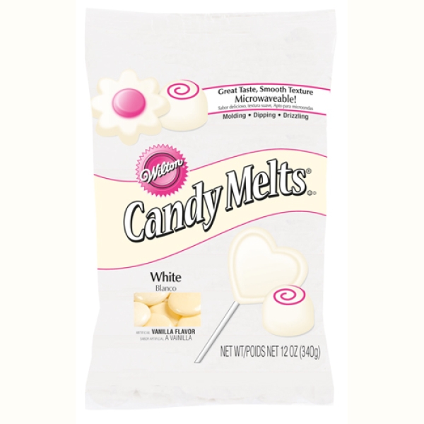 Wilton Candy Melts für 'Cake-Pops' weiß, 340 g