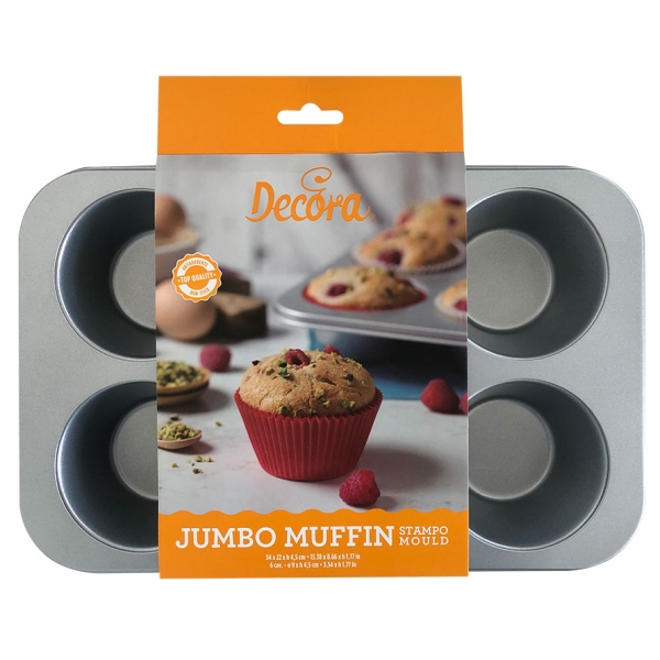Muffinform (Muffinblech) für XXL Cupcakes & Muffins, ø 9 cm