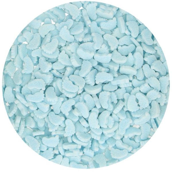 Zuckerdekore BabyfÃ¼ÃŸe blau 55 g, FunCakes
