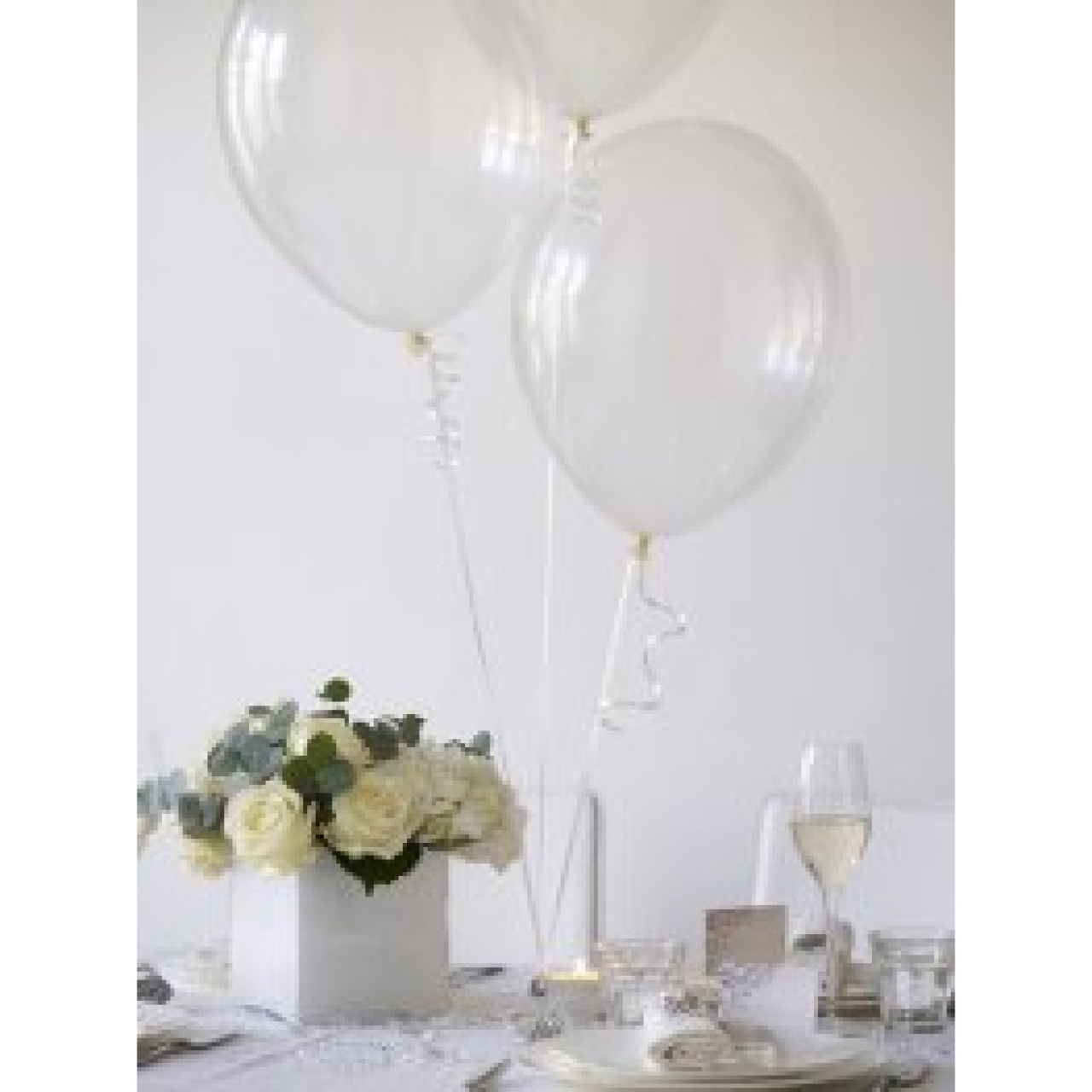 10 Luftballons - Transparent, 30 cm