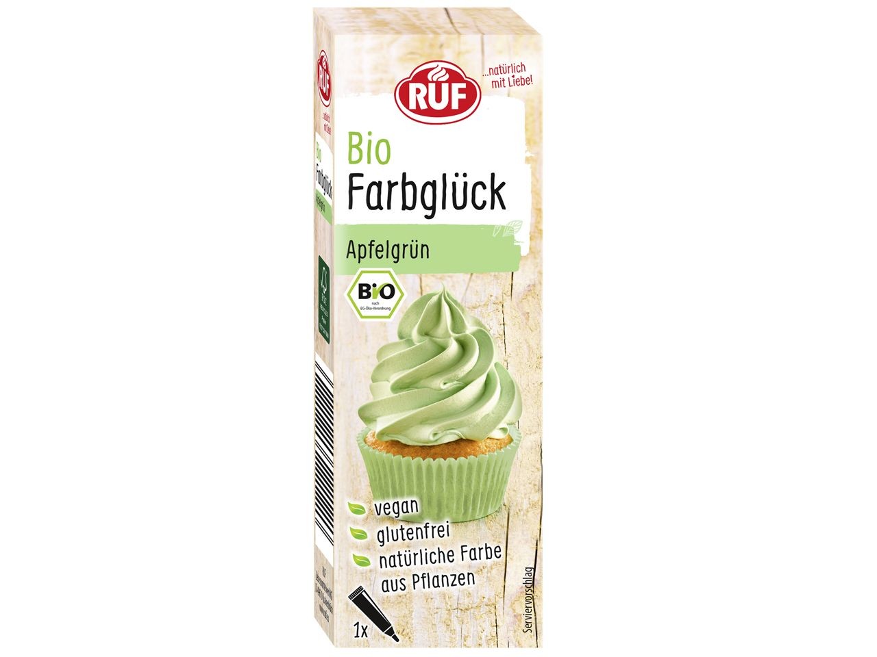 RUF Bio Farbglück Apfelgrün 25g