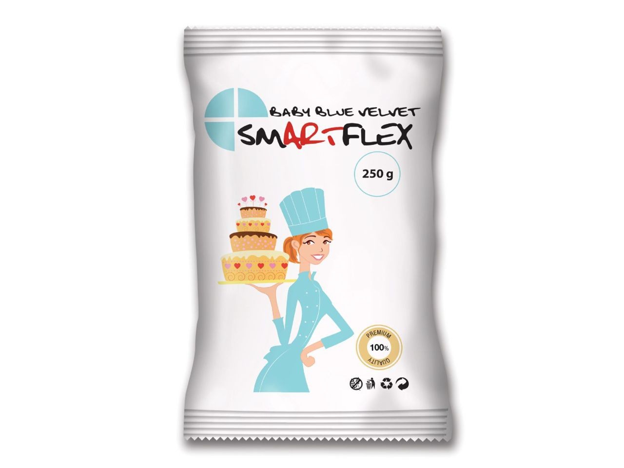 SmartFlex Fondant Baby Blau Velvet 250g